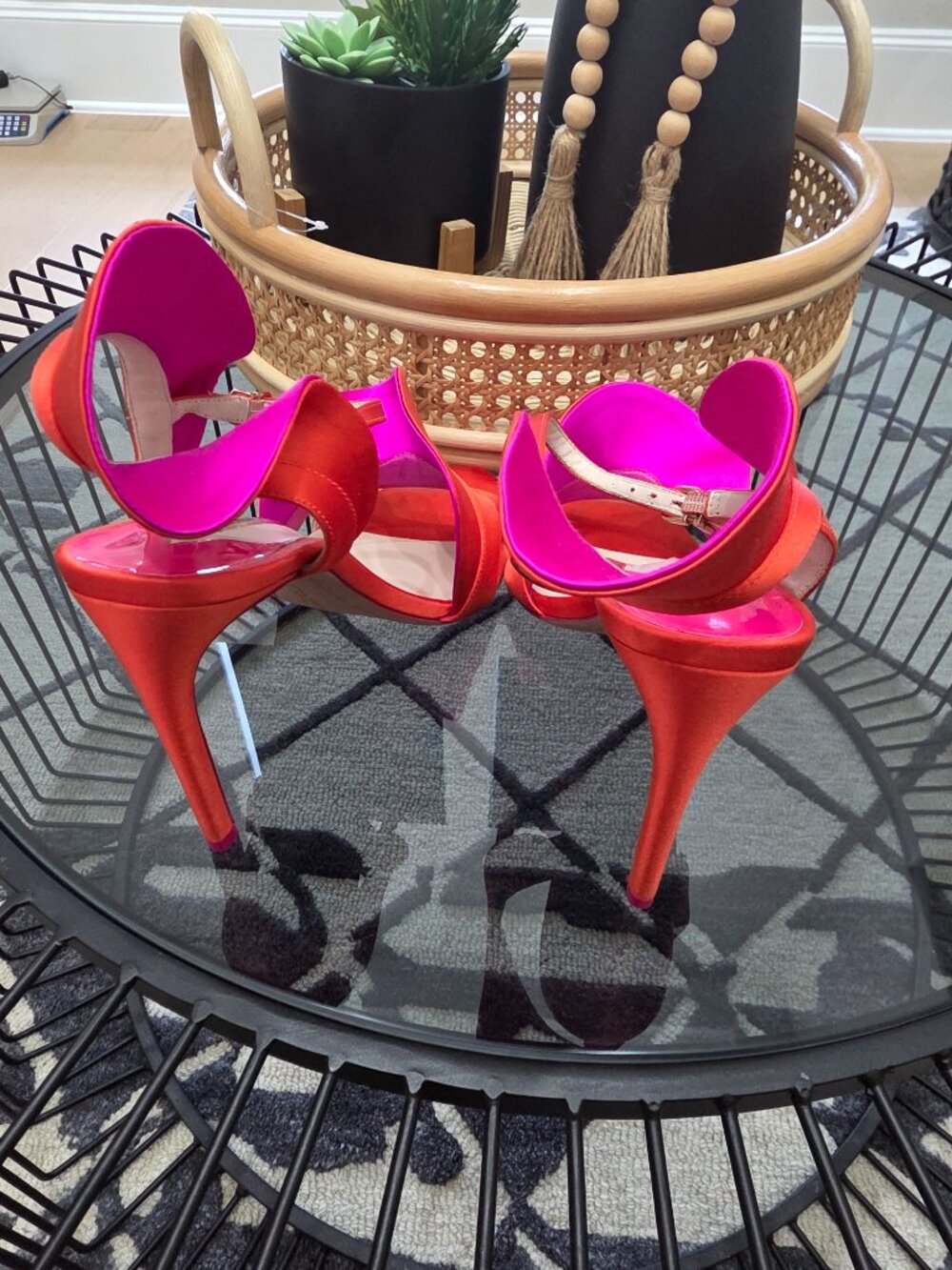 Sophia Webster Satin Heels Size 39 - Picture 5 of 8